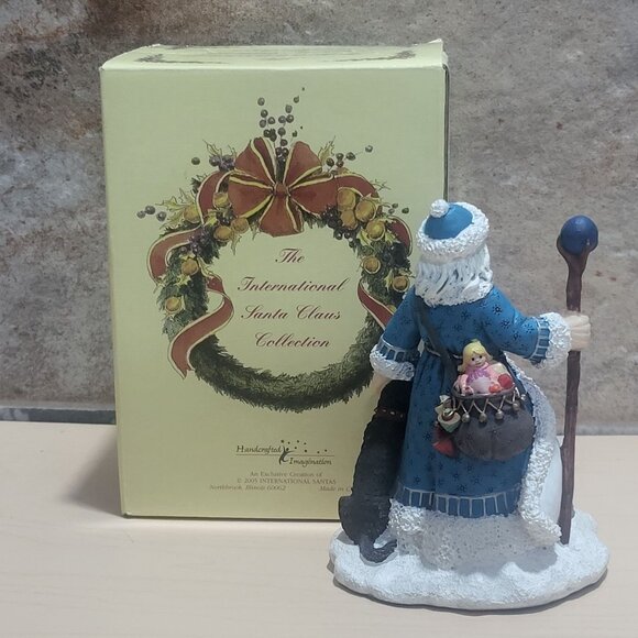 International Santa Claus Collection D'Yed Moroz Siberian Santa Figurine 2005 - Picture 2 of 12